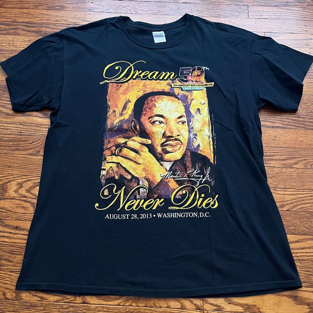 Dr. Martin Luther King 2013 50th Anniversary March On Washington T-Shirt Men's L